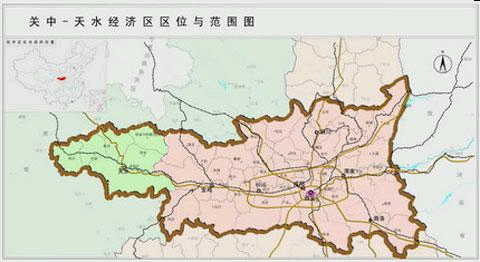 规划范围包括陕西省西安