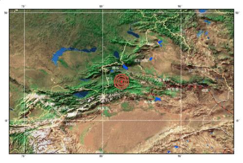 新疆伊宁县与巩留县交界发生6级地震