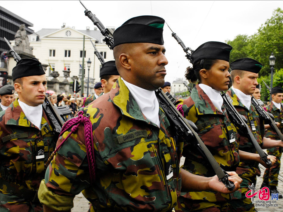镜头中的比利时国庆阅兵式(高清组图)