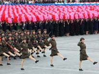 朝鲜阅兵庆祝建国60年[组图]