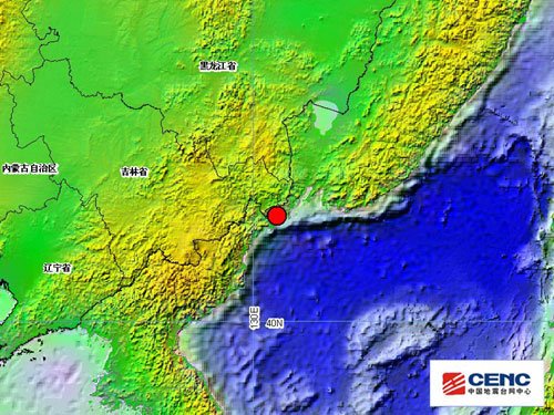 中国吉林与俄罗斯交界处今晨发生6.5级地震
