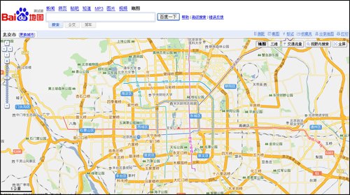 百度地图首页(腾讯科技配图)
