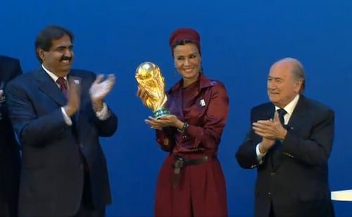 世界杯举办权揭晓 2018俄罗斯2022卡塔尔\/组图