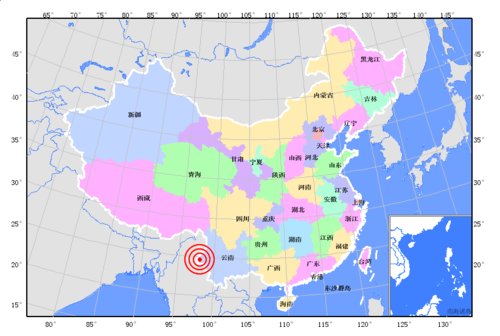 云南盈江连发4次地震 消防官兵及武警官兵已赶到现场