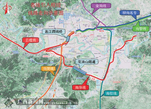 解密建设中广西高铁:铁路枢纽牵引6条高铁进南