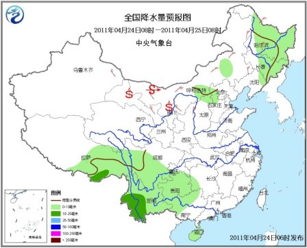 西南东北等地多雨雪新疆等地迎降温沙尘（图）