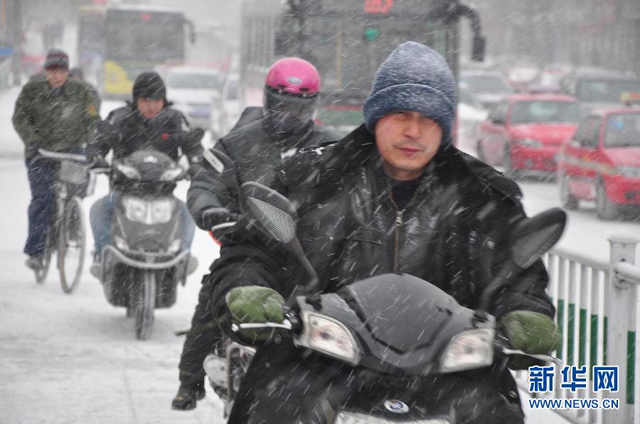 东北三省雨雪降温 黑龙江局部暴雪