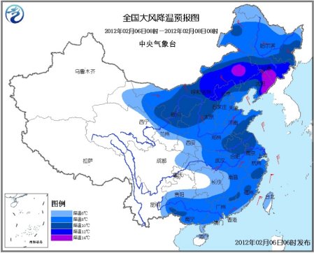 中国中东部将受较强冷空气影响江南等地中到大雨