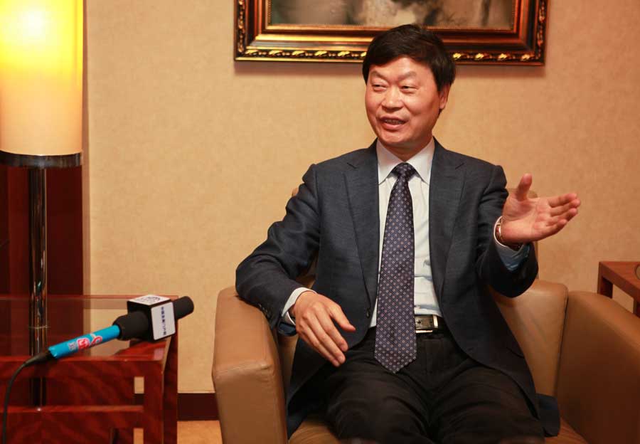 首届 汉旺论坛 举行 专访德阳市长陈新有\/图_中