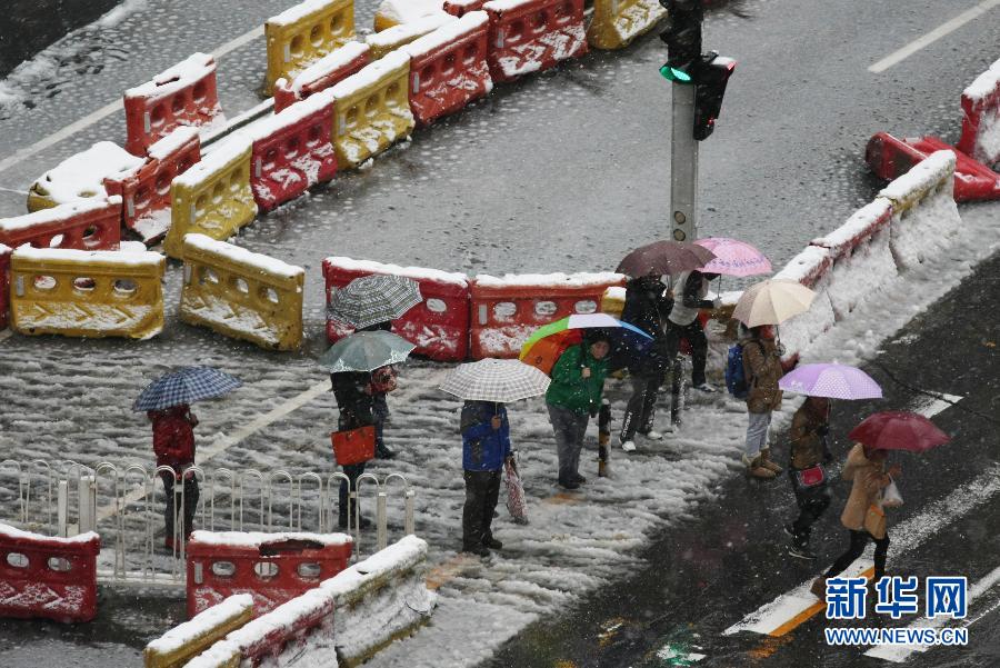 （生态）（7）北京迎来雨夹雪天气