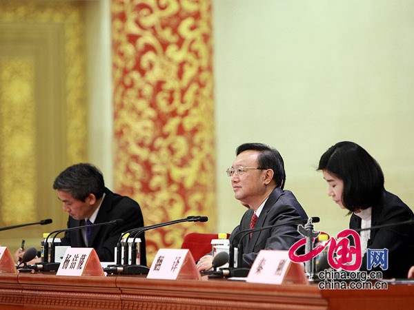 外交部部長楊潔篪答中外記者問 中國網 楊佳攝