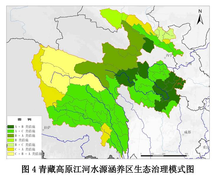 图4青藏高原江河水源涵养区生态治理模式图 