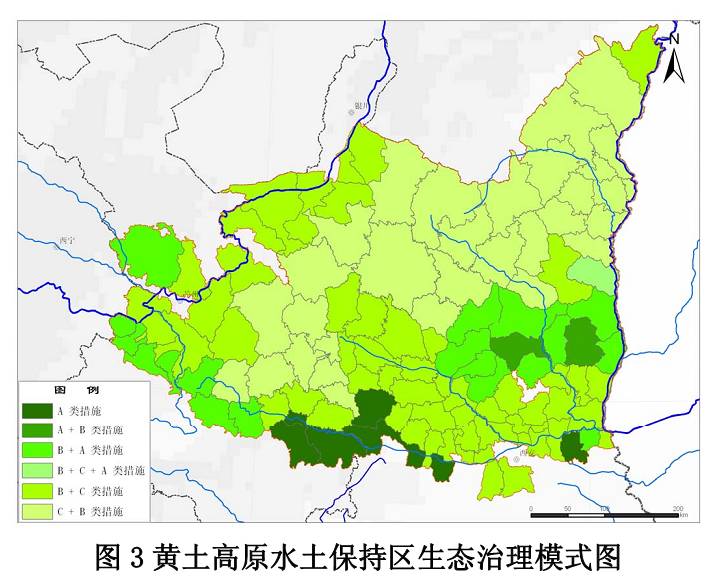 图3黄土高原水土保持区生态治理模式图 