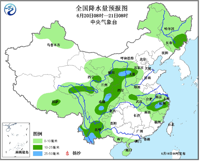 新疆西北多降水 江南江汉黄淮四川高温_中国发展门户网-国家发展门户