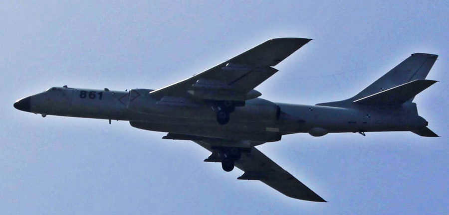 高清：中国轰6K“战神”轰炸机服役 可突袭夏威夷