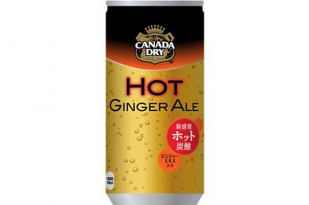 可口可乐公司新推出的热碳酸饮料“Canada Dry Hot Ginger Ale”。