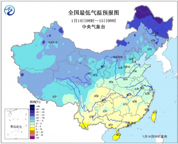 皖赣湘渝黔部分地区有浓雾 东海南海海域风力较大