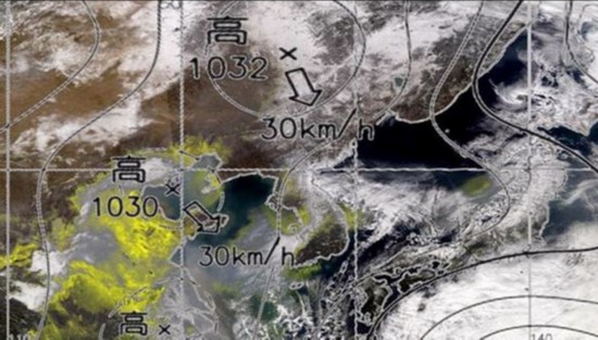 日媒称中国PM2.5飘到日本 局部地区浓度上升(图)