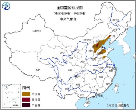 京津冀局地有重度霾 南方降雨漸趨增多增強