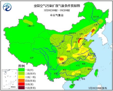 大范围暴雨天气现身江南 华北雾霾逐渐消散