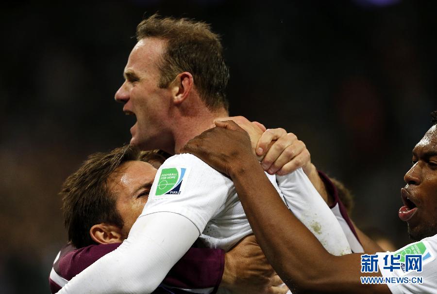 （世界杯·进球时刻）（2）足球——小组赛D组：鲁尼扳平比分