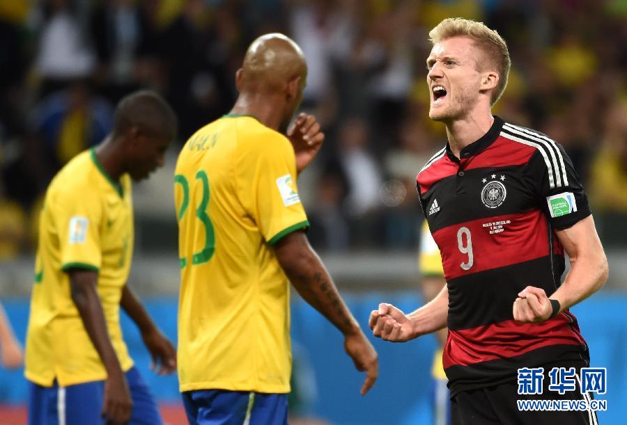（世界杯·进球时刻）（2）足球——许尔勒为德国队攻入第六球