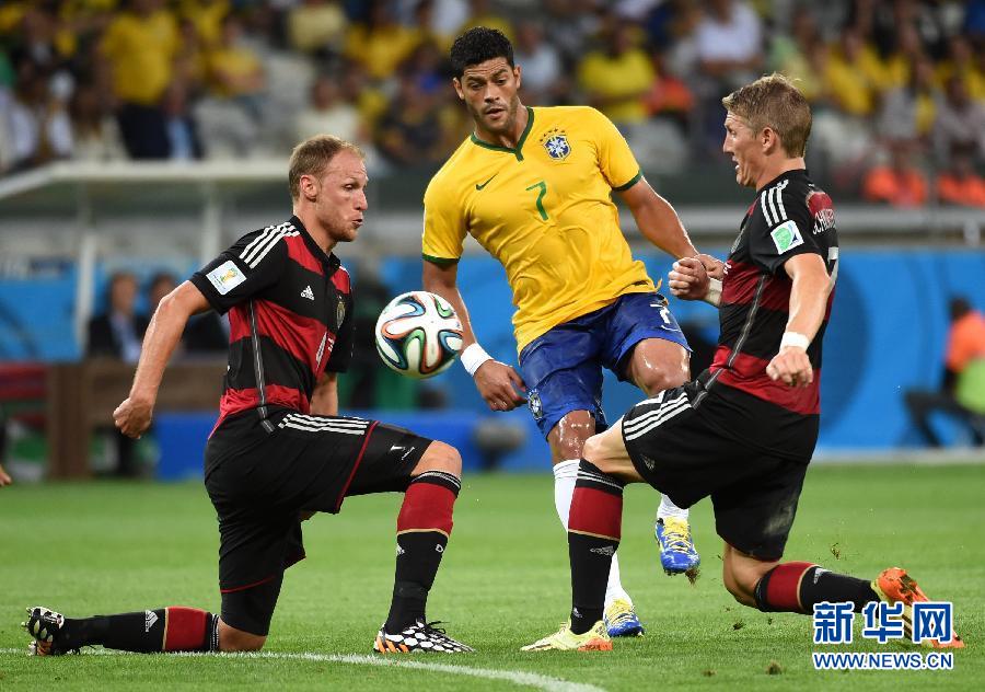 （世界杯）（49）足球——半决赛：巴西队对阵德国队