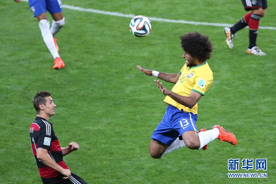 （世界杯）（66）足球——半决赛：巴西队对阵德国队