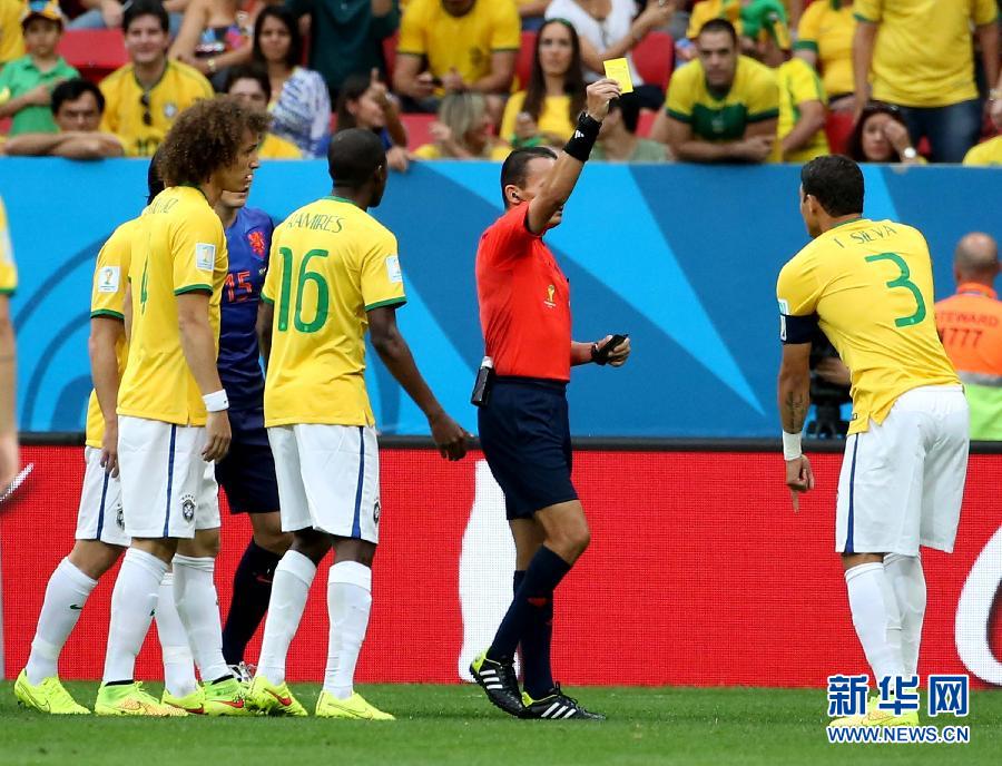 （世界杯）（16）足球——季军争夺战：巴西队对阵荷兰队