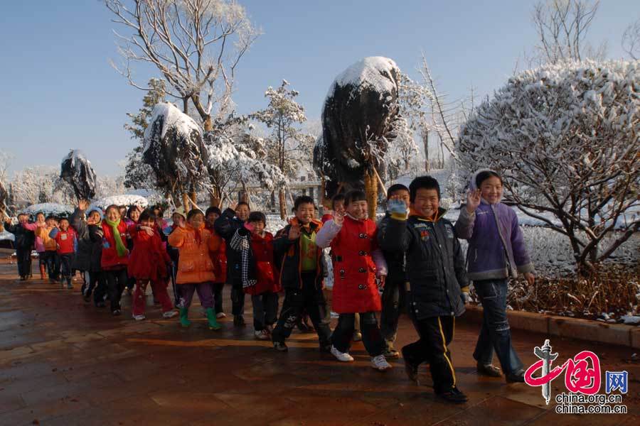 【精彩呈贡】踏雪看新城