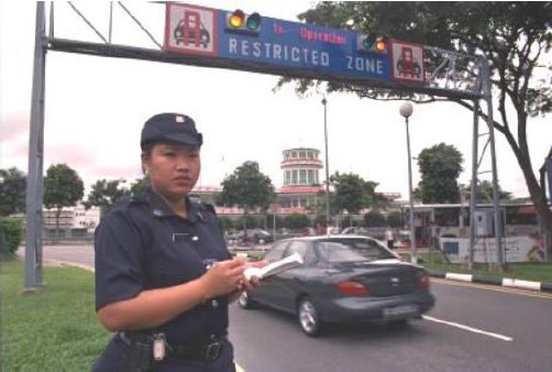 1975年，新加坡制定了地区通行证制度（ALS），执行23年后被ERP系统取代。这种人工收费制度，是指机动车在通过道路上设置的控制点之前需要购买纸质通行证。该制度是一种用车限制措施，旨在控制高峰时段中央商务区（CBD）的交通拥堵问题。