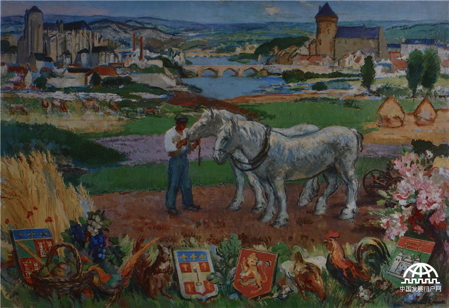 阿尔伯特·雷诺阿 缅因州 24x12 布面油画