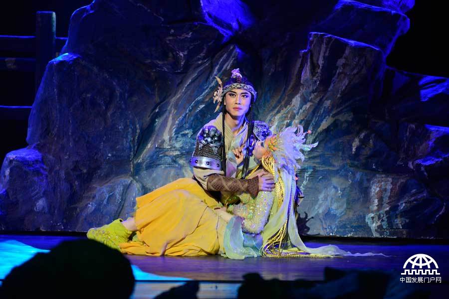 《泰山情緣之石敢當》是國內首部駐場音樂劇、山東省首部原創音樂劇，采用獨特的音樂劇表現手法詮釋泰山文化，利用聲、光、電等現代科技舞臺技術，集合舞蹈、歌劇、話劇、雜技、武術等元素于一體。