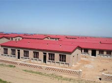中国西部第一村—东达蒙古王集团生态移民扶贫村