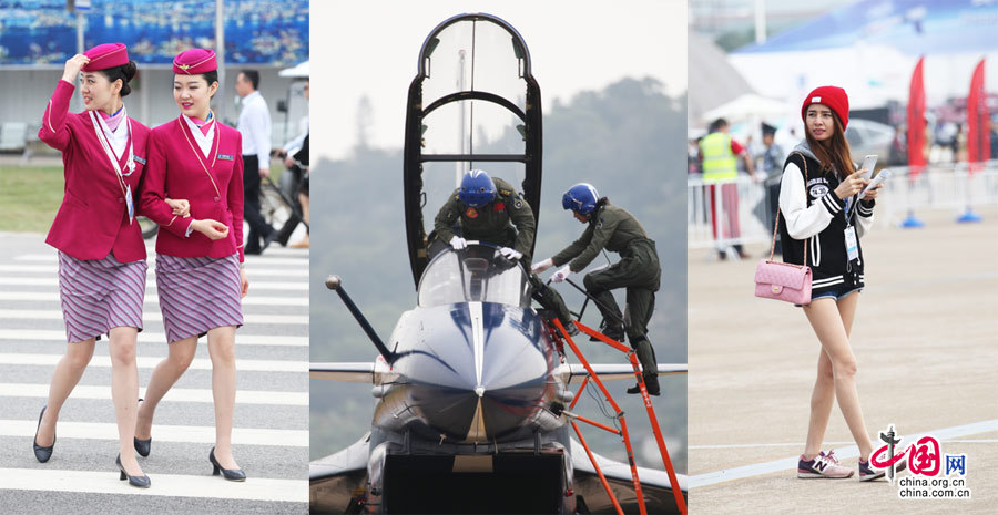 2014珠海航展上的巾幗靚影（高清組圖）