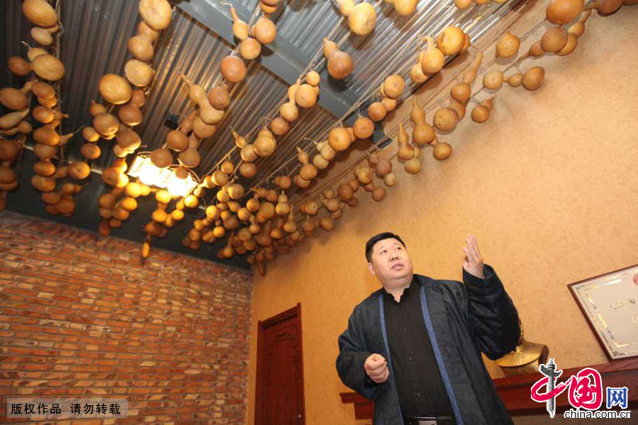 赵伟重拾失传多年的“范制葫芦”制作技艺并大胆创新