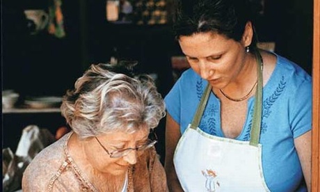 Angela Hartnett with her aunt.