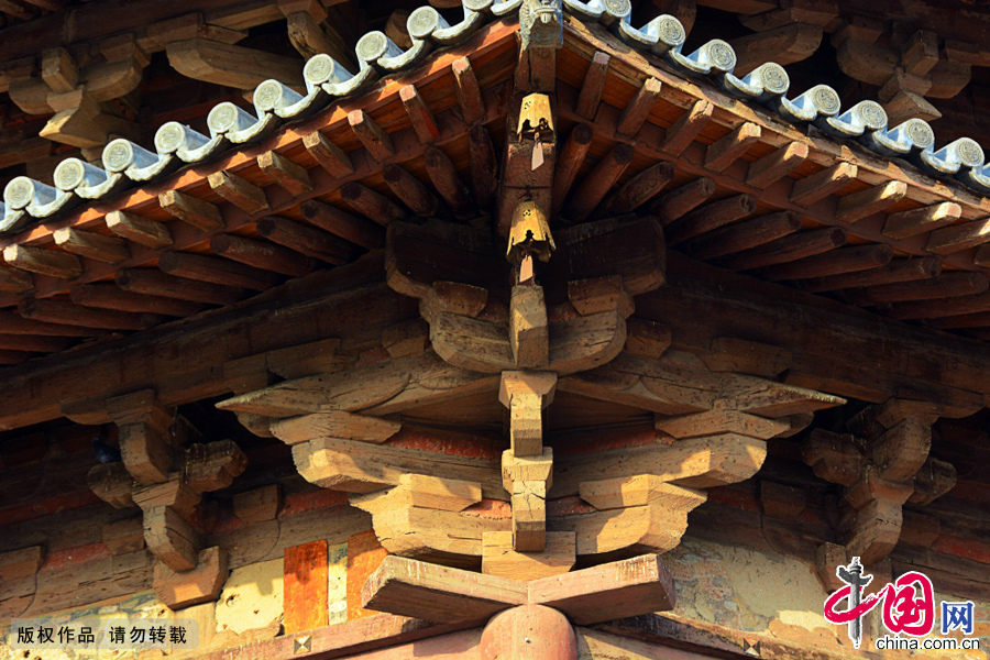 应县木塔 奇塔 山西 朔州 佛宫寺释迦塔 木塔 中国古建筑 斗拱博物馆 