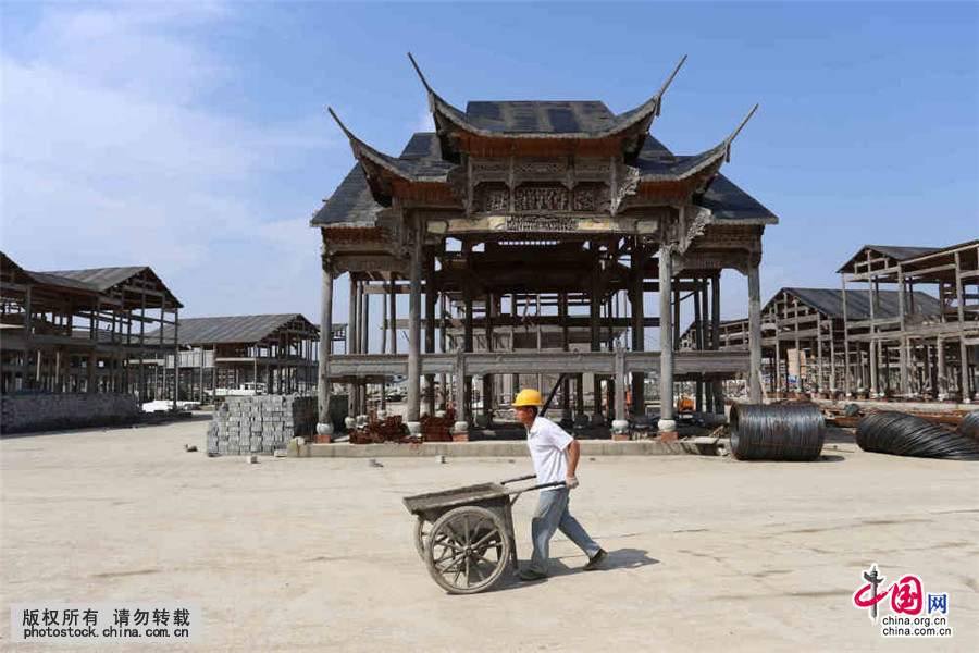 450栋中国传统古民居建筑整体搬迁修复重建_