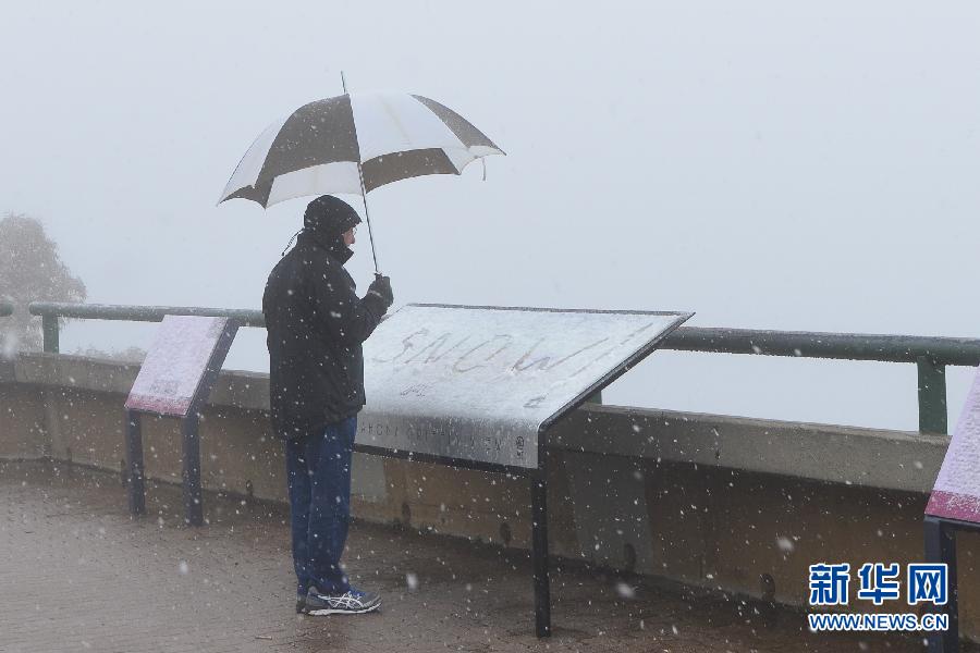 （国际）（2）澳大利亚首都迎来降雪