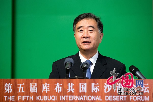 中共中央政治局委员、中国国务院副总理汪洋做主旨演讲 