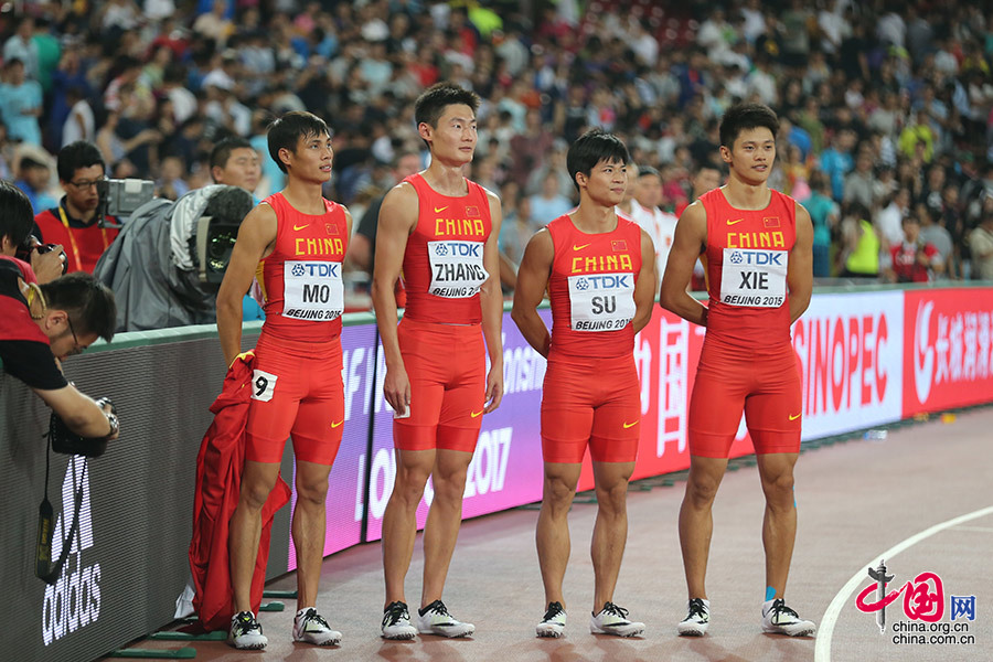 中国队夺世锦赛男子4X100米接力银牌 牙买加