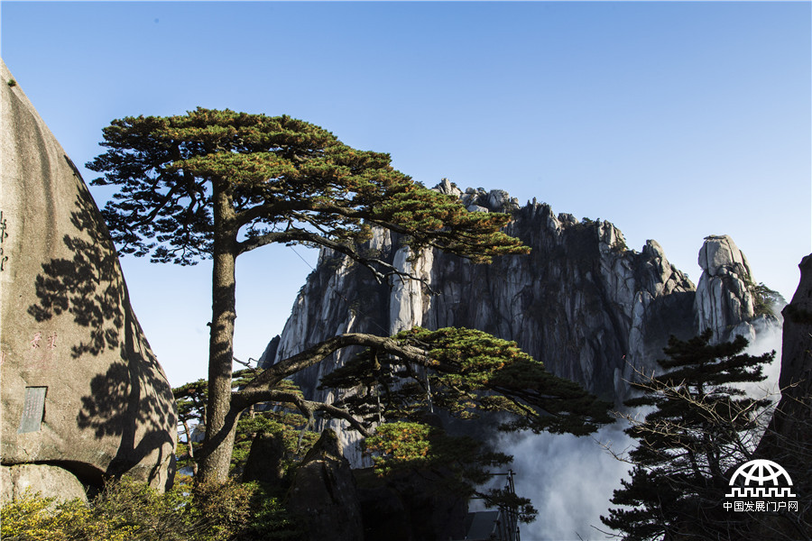 美哉 看云就去黄山天都峰