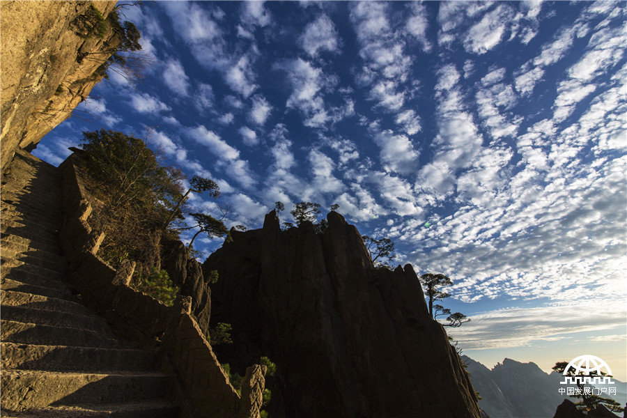 黄山 看上帝赐于的巨大盆景