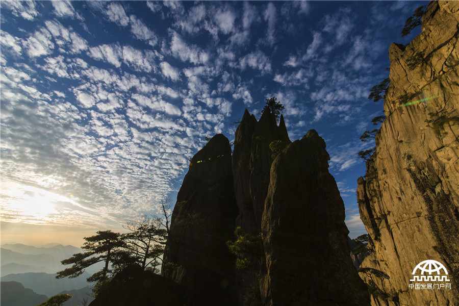 黄山 看上帝赐于的巨大盆景