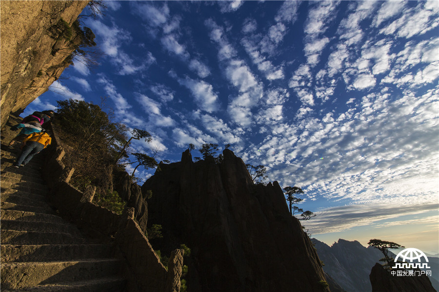 黄山 看上帝赐于的巨大盆景