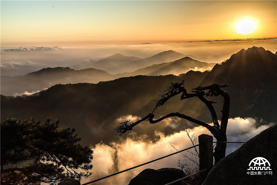 黄山动态美，“云飞水飞山亦飞”