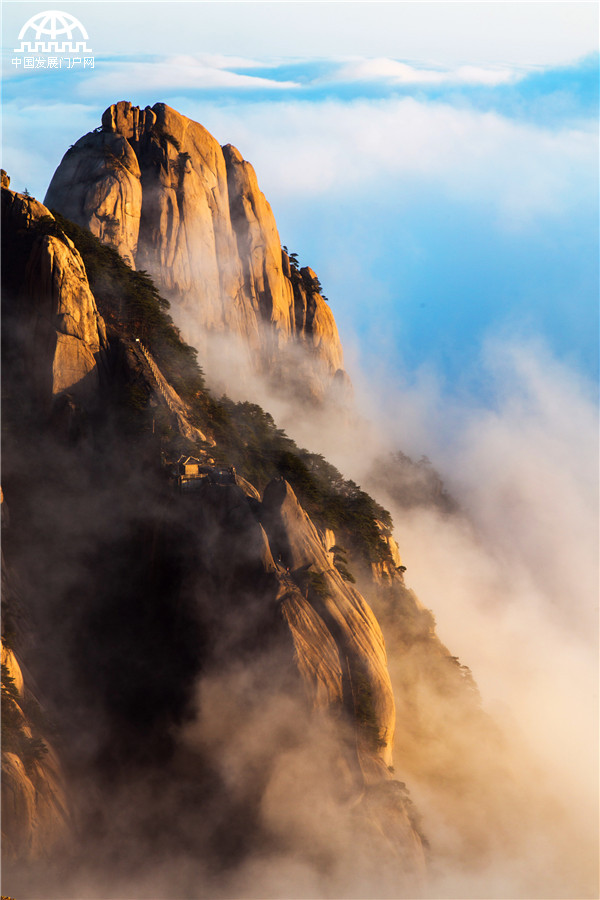 冬日黄山，一幅烟水迷离的山水诗画