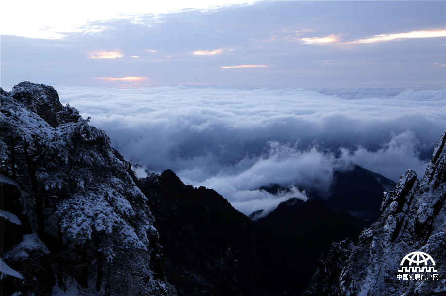 雪后黄山：银妆素裹、玉砌冰雕