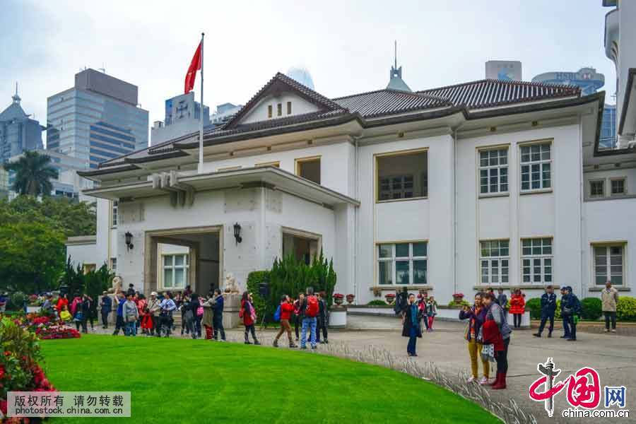 香港礼宾府开放日实拍特首居住办公官邸组图